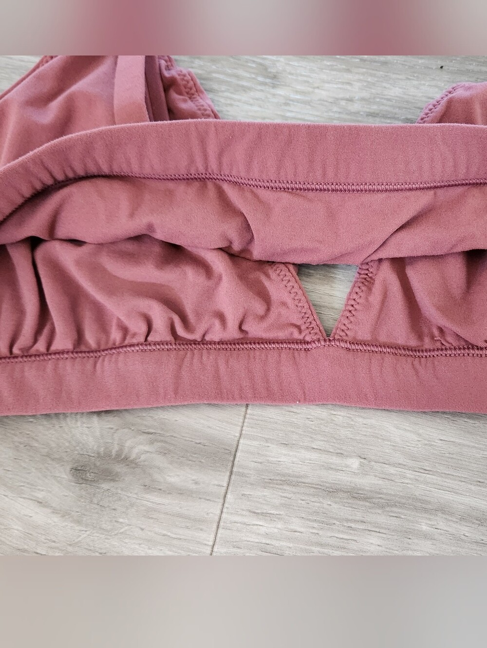 Skims Fits Everybody Triangle Bralette Limited Edition Beet - Picture 6 of 11